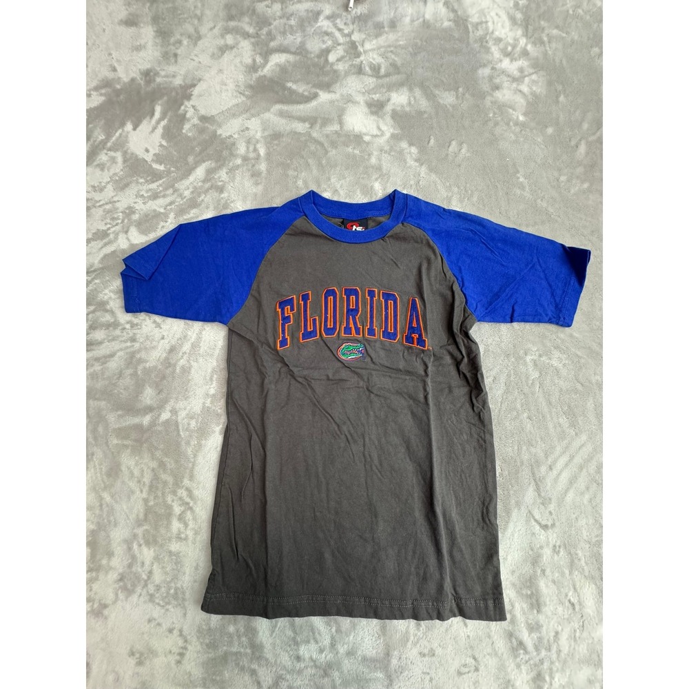 TSI Sportswear Kids Raglan‎ TShirt Florida Gators Gator Graphic Tee Size 8 10